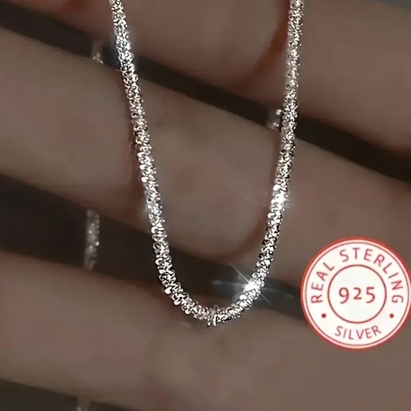 Jewelry - Sterling Silver Sparkle Necklace